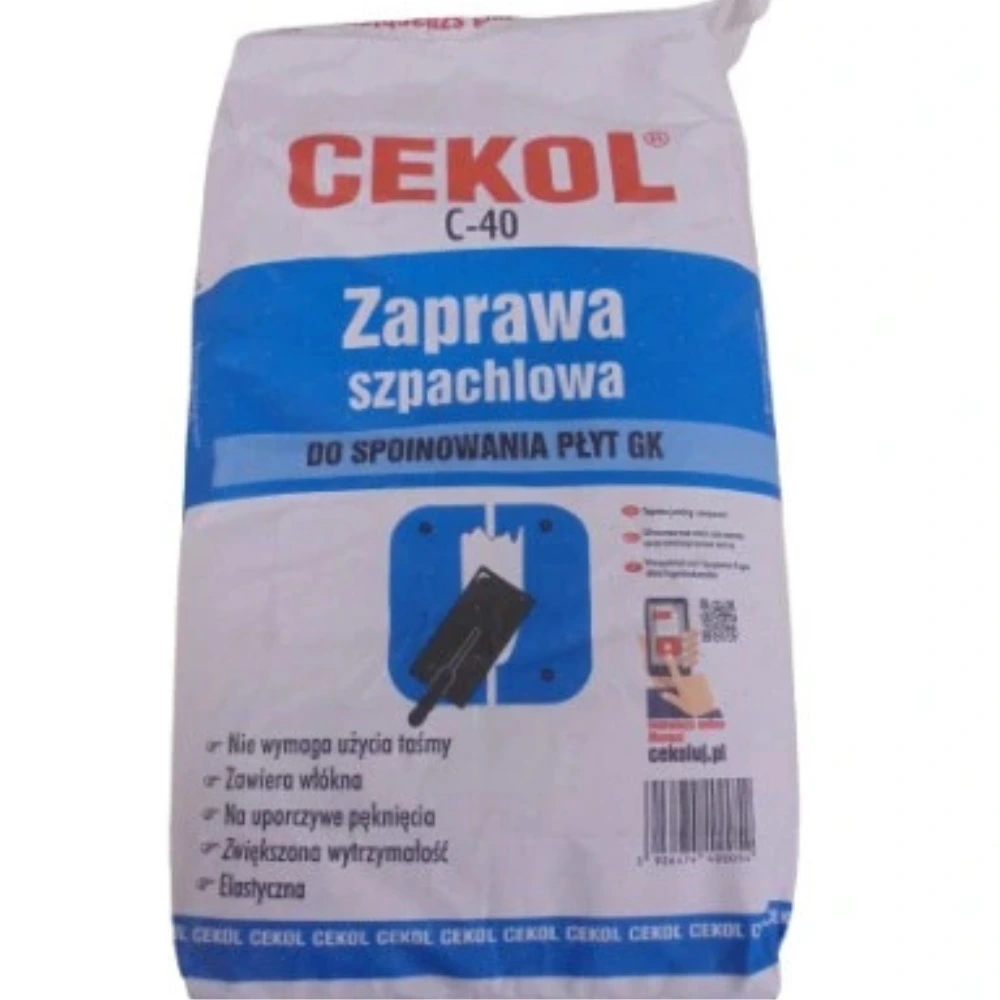 CEKOL C-40 szpachlówka do spoin 16kg (66szt/pal)