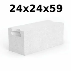SOLBET OPTIMAL Bloczek 24cm 24x24x59 biały (48szt/pal(7szt/m2)