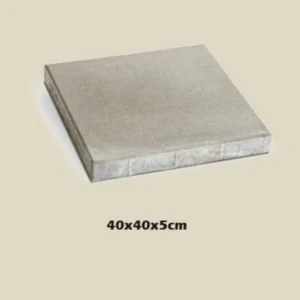 BRUK Simple szary 40x40 gr 5cm (9,6m2 /pal/10 warstw)(60szt)