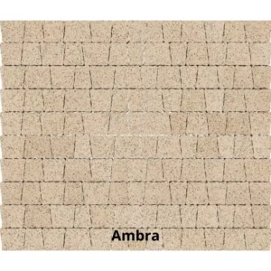 BRUK FANTAZJA Ambra, Bianco, Nero kostka brukowa 6 cm, 10,5 m²/pal., 11 warstw