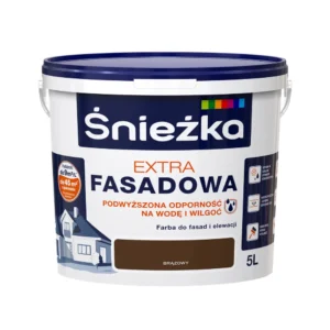 ŚNIEŻKA extra fasadowa brązowa 5l