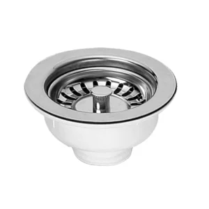 McALPINE BSW50P-POL spust zlewozmywakowy 1 1/2" × 113 mm z wyciąganym sitkiem ze stali nierdzewnej