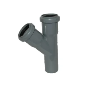 PCV wew. Trójnik kanalizacyjny 40/40 mm 67°