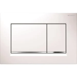 GEBERIT SIGMA30 przycisk spłukujący podwójny biały / chrom błyszczący