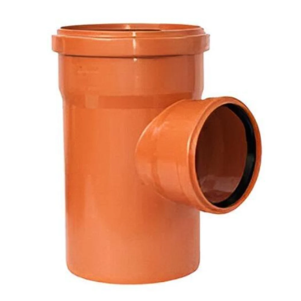 PCV venk. Redukční kanalizační odbočka 160/110 mm 90°