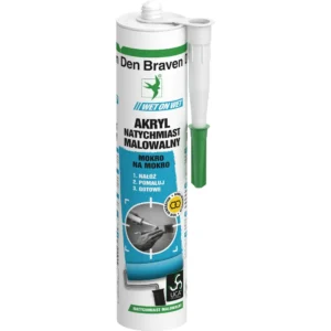 DEN BRAVEN Akryl-WET 300 ml biały natychmiast malowalny