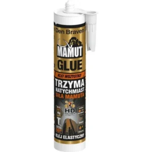 DEN BRAVEN Klej MAMUT MS POLYMER 290 ml biały elastyczny