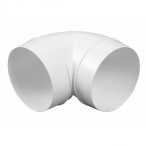 AWENTA Kolanko kanału okrągłego Ø125 mm 90° białe