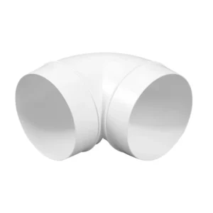 AWENTA Kolanko kanału okrągłego Ø100 mm 90° białe