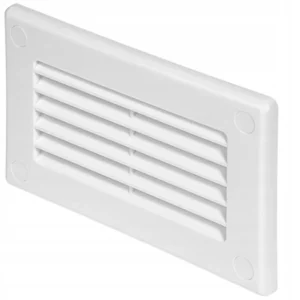 AWENTA Kratka wentylacyjna do kanału płaskiego 75 × 150 mm biała