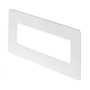 AWENTA Kołnierz przyścienny kanału płaskiego 55 × 110 mm biały