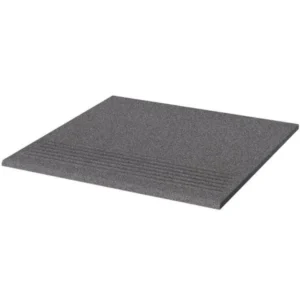 CERRAD PIATTO ANTRACYT Stopnica klinkierowa 30 × 30 cm, antracytowa matowa, 8 szt./opak.